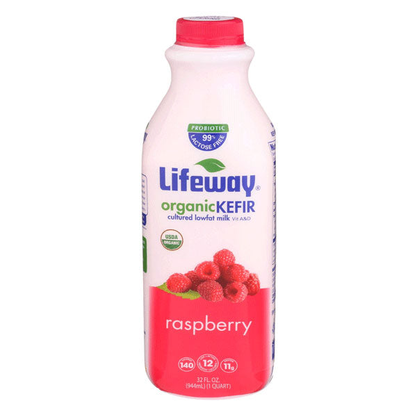 Organic Kefir Raspberry – 33.81 fl oz (1.0lt)